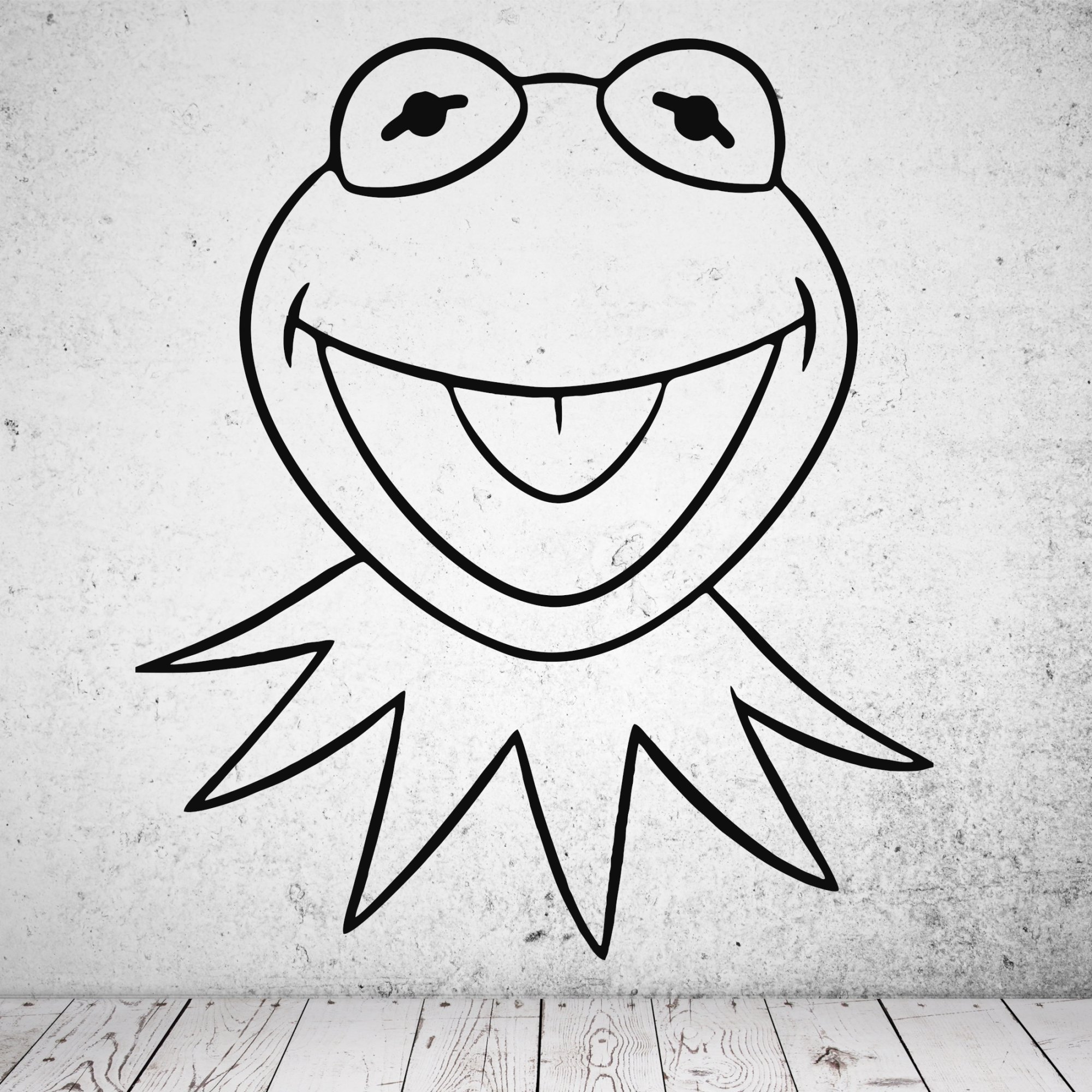 46175 Kermit der Frosch - Muppet Show Wandaufkleber